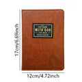 Men’s Prayer Journal One Minute With God 365 Daily Devotions Bible Study Diary Leather Christian Book