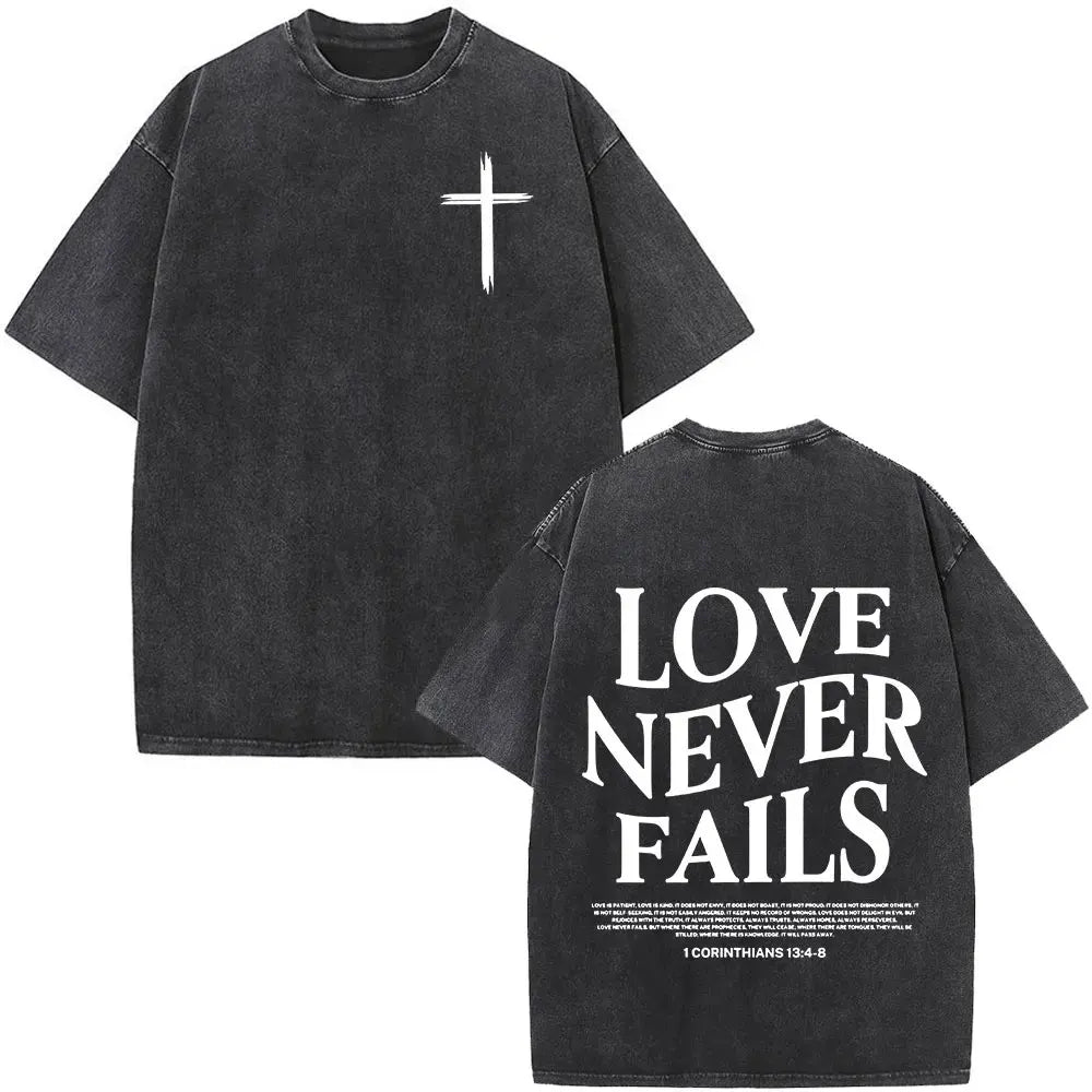 Jesus Is King Christian Religious Bible Vintage Washed T-shirt Men Women Cotton Casual Short Sleeve Oversized T Shirt Streetwear