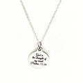 Christian Jewelry, God Is The Strength Of My Heart Necklace, Scripture Jewelry, Christian Gift, Bible Verse Jewelry, Christian Necklace Gift