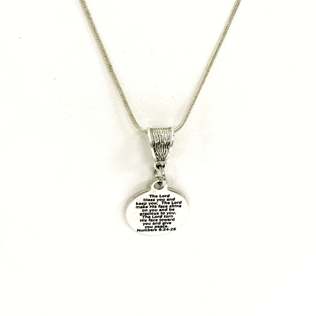 Christian Jewelry, The Lord Bless You And Keep You Necklace, Christian Necklace, Christian Gift, Blessing Jewelry, Scripture Jewelry Gift