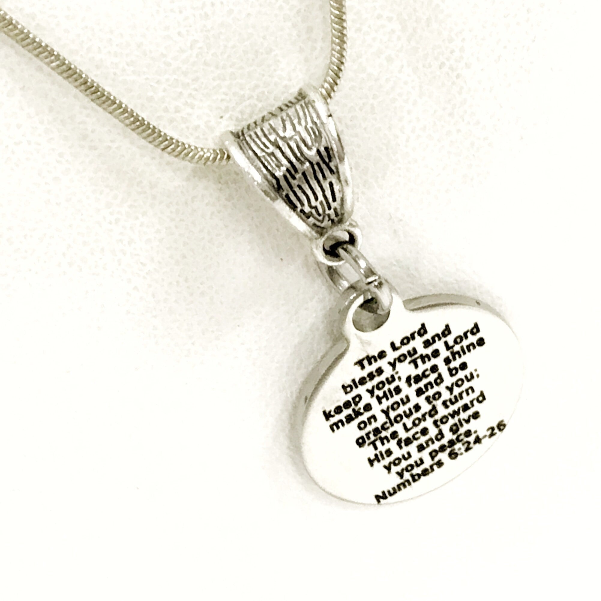 Christian Jewelry, The Lord Bless You And Keep You Necklace, Christian Necklace, Christian Gift, Blessing Jewelry, Scripture Jewelry Gift