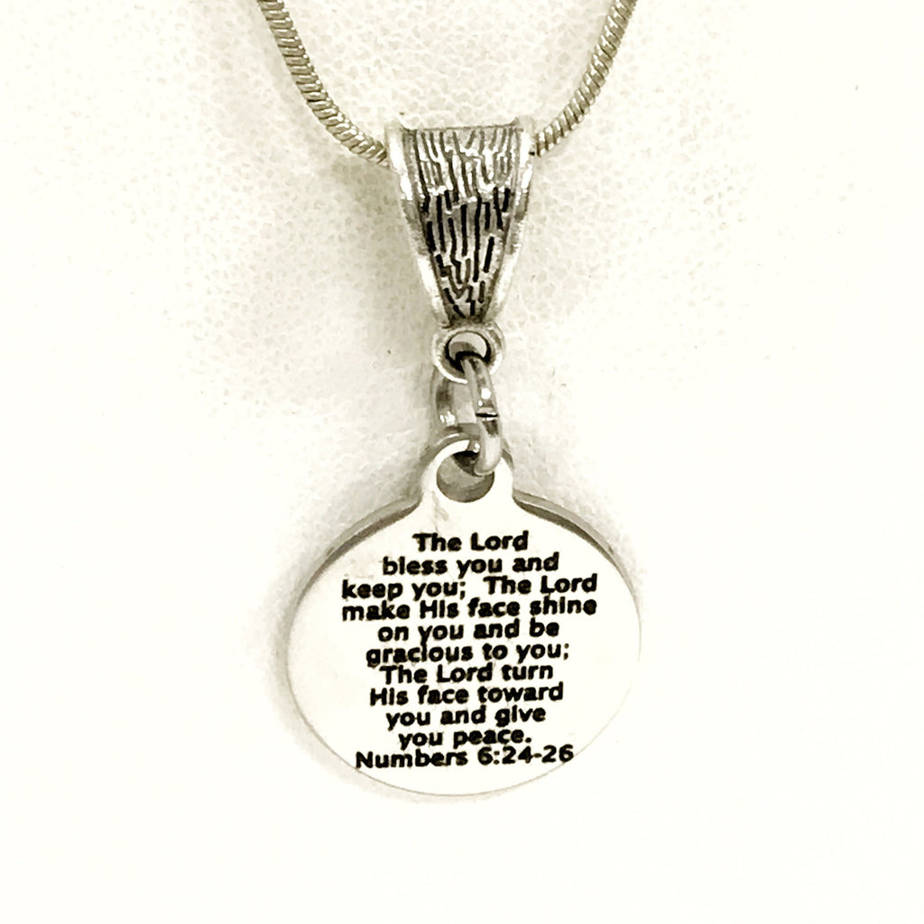 Christian Jewelry, The Lord Bless You And Keep You Necklace, Christian Necklace, Christian Gift, Blessing Jewelry, Scripture Jewelry Gift